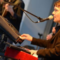 Markus Hller - keyboards, Soulband Celebration am 26.06.2013 in Eschborn
